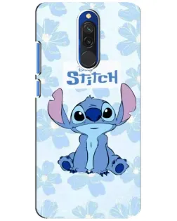 Чохол для Xiaomi Redmi 8 з картинкою «Stitch серед квітів»