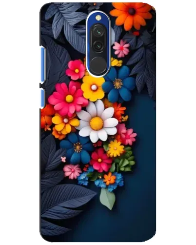 Чехол для Xiaomi Redmi 8 с картинкой «Цветочная феерия»