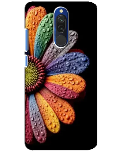 Чехол для Xiaomi Redmi 8 с картинкой «Радужный цветок»