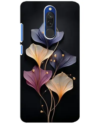 Чехол для Xiaomi Redmi 8 с картинкой «Лиловые цветы грации»