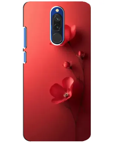 Чехол для Xiaomi Redmi 8 с картинкой «Маковые соцветия»