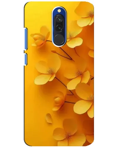 Чехол для Xiaomi Redmi 8 с картинкой «Золотые лепестки»