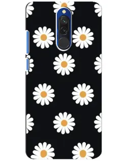 Чехол для Xiaomi Redmi 8 с картинкой «Ромашки на черном» Чехол для Xiaomi Redmi 8 с картинкой «Ромашки на черном»