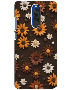 Чехол для Xiaomi Redmi 8 с картинкой «Узор из маленьких подсолнухов» Чехол для Xiaomi Redmi 8 с картинкой «Узор из маленьких подсолнухов»