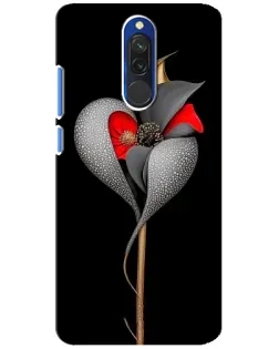 Чехол для Xiaomi Redmi 8 с картинкой «Серебряный фантазийный цветок» Чехол для Xiaomi Redmi 8 с картинкой «Серебряный фантазийный цветок»