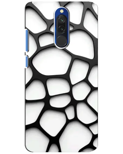 Чохол для Xiaomi Redmi 8 з картинкою «Біла об'ємна сітка» Чохол для Xiaomi Redmi 8 з картинкою «Біла об'ємна сітка»
