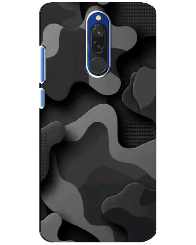 Чохол для Xiaomi Redmi 8 з картинкою «Темний абстрактний камуфляж» Чохол для Xiaomi Redmi 8 з картинкою «Темний абстрактний камуфляж»