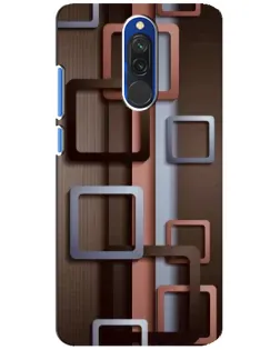 Чохол для Xiaomi Redmi 8 з картинкою «Коричневі об'ємні квадрати» Чохол для Xiaomi Redmi 8 з картинкою «Коричневі об'ємні квадрати»