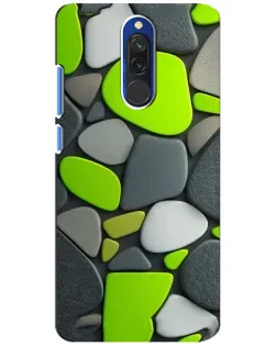 Чохол для Xiaomi Redmi 8 з картинкою «Яскрава неонова галька»
