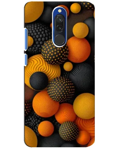 Чохол для Xiaomi Redmi 8 з картинкою «Об'ємні помаранчеві сфери» Чохол для Xiaomi Redmi 8 з картинкою «Об'ємні помаранчеві сфери»