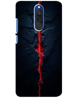 Чохол для Xiaomi Redmi 8 з картинкою «Червона лавова тріщина»