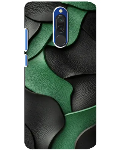 Чохол для Xiaomi Redmi 8 з картинкою «Зелені шкіряні хвилі» Чохол для Xiaomi Redmi 8 з картинкою «Зелені шкіряні хвилі»