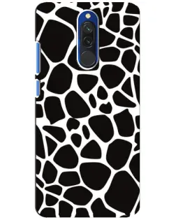 Чохол для Xiaomi Redmi 8 з картинкою «Чорно-білий жираф»