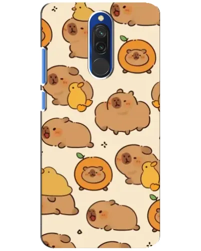 Чехол для Xiaomi Redmi 8 с картинкой «Капибары с апельсинами» Чехол для Xiaomi Redmi 8 с картинкой «Капибары с апельсинами»