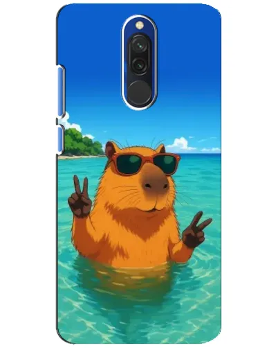 Чехол для Xiaomi Redmi 8 с картинкой «Морская капибара» Чехол для Xiaomi Redmi 8 с картинкой «Морская капибара»