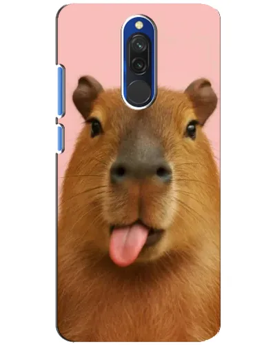 Чехол для Xiaomi Redmi 8 с картинкой «Капибара с языком» Чехол для Xiaomi Redmi 8 с картинкой «Капибара с языком»