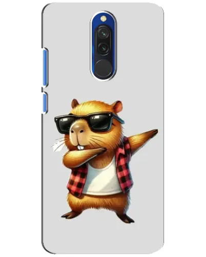 Чехол для Xiaomi Redmi 8 с картинкой «Капибара рэпер даб» Чехол для Xiaomi Redmi 8 с картинкой «Капибара рэпер даб»