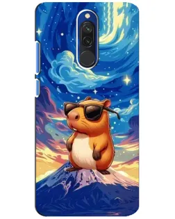 Чохол для Xiaomi Redmi 8 з картинкою «Капібара Ван Гога»