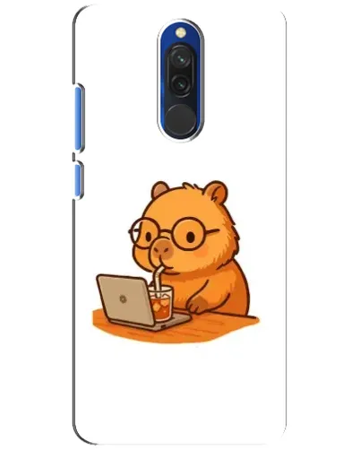 Чехол для Xiaomi Redmi 8 с картинкой «Капибара с ноутбуком» Чехол для Xiaomi Redmi 8 с картинкой «Капибара с ноутбуком»