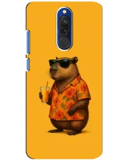 Чохол для Xiaomi Redmi 8 з картинкою «Капібара на відпочинку»