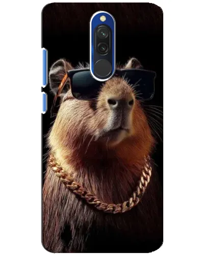 Чехол для Xiaomi Redmi 8 с картинкой «Капибара золотая цепь» Чехол для Xiaomi Redmi 8 с картинкой «Капибара золотая цепь»