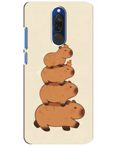 Чехол для Xiaomi Redmi 8 с картинкой «Башня из капибар» Чехол для Xiaomi Redmi 8 с картинкой «Башня из капибар»