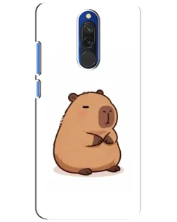 Чохол для Xiaomi Redmi 8 з картинкою «Товстенька капібара»