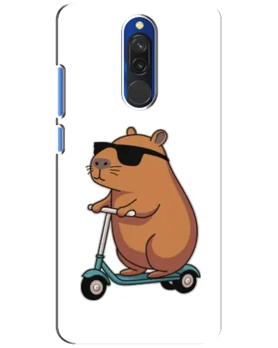 Чехол для Xiaomi Redmi 8 с картинкой «Капибара на самокате» Чехол для Xiaomi Redmi 8 с картинкой «Капибара на самокате»