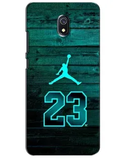 Чохол для Xiaomi Redmi 8A з картинкою «Jordan Cyan 23»