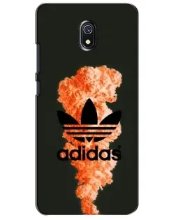 Чехол для Xiaomi Redmi 8A с картинкой «Оранжевый дым Adidas»