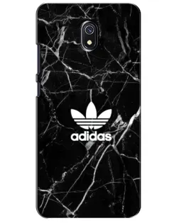 Чехол для Xiaomi Redmi 8A с картинкой «Белый мрамор Adidas»