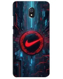 Чохол для Xiaomi Redmi 8A з картинкою «Техногенний стиль Nike»