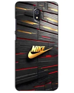 Чохол для Xiaomi Redmi 8A з картинкою «Золотий Nike на металі»