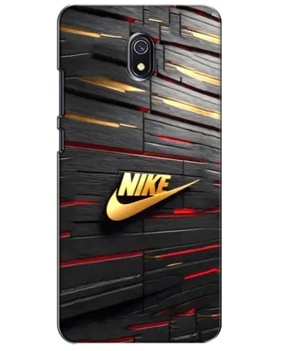Чохол для Xiaomi Redmi 8A з картинкою «Золотий Nike на металі»