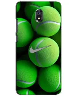 Чохол для Xiaomi Redmi 8A з картинкою «Тенісні м'ячі Найк»
