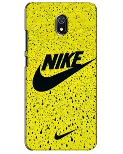 Чохол для Xiaomi Redmi 8A з картинкою «Жовтий текстурний Nike»