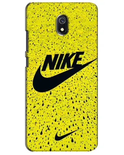 Чохол для Xiaomi Redmi 8A з картинкою «Жовтий текстурний Nike»