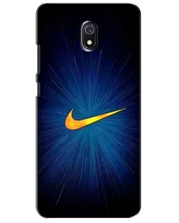 Чехол для Xiaomi Redmi 8A с картинкой «Синий пульс Nike»