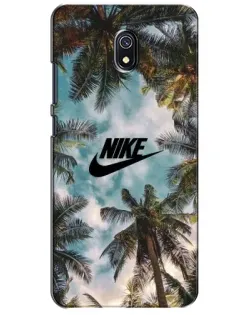 Чехол для Xiaomi Redmi 8A с картинкой «Тропический принт Nike»