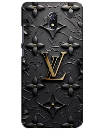 Чехол для Xiaomi Redmi 8A с картинкой «Кожаная текстура LV»
