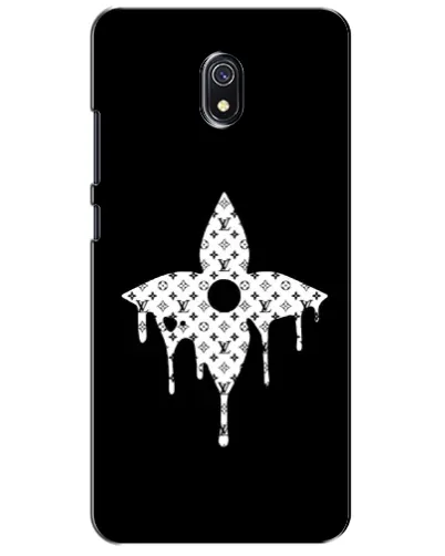Чехол для Xiaomi Redmi 8A с картинкой «Цветочная монограмма»