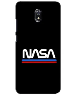 Чохол для Xiaomi Redmi 8A з картинкою «NASA — класика Red Blue» Чохол для Xiaomi Redmi 8A з картинкою «NASA — класика Red Blue»