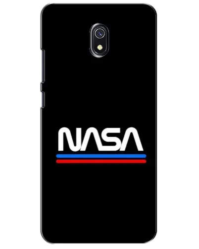 Чехол для Xiaomi Redmi 8A с картинкой «NASA — классика Red Blue»