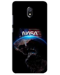 Чехол для Xiaomi Redmi 8A с картинкой «Земля из космоса NASA»