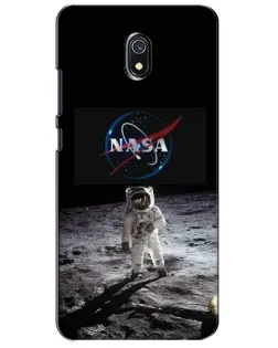 Чехол для Xiaomi Redmi 8A с картинкой «Астронавт на Луне»
