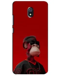 Чохол для Xiaomi Redmi 8A з картинкою «Bored Ape в червоному» Чохол для Xiaomi Redmi 8A з картинкою «Bored Ape в червоному»