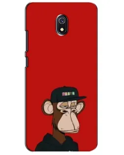 Чохол для Xiaomi Redmi 8A з картинкою «Bored Ape — червоний фон» Чохол для Xiaomi Redmi 8A з картинкою «Bored Ape — червоний фон»