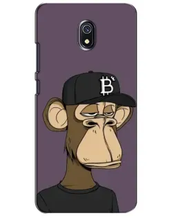 Чехол для Xiaomi Redmi 8A с картинкой «Bored Ape в кепке»