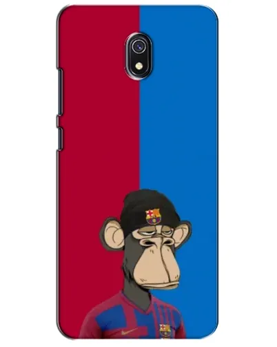 Чехол для Xiaomi Redmi 8A с картинкой «Bored Ape — фанат Барсы»
