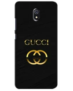 Чехол для Xiaomi Redmi 8A с картинкой «Золотой логотип Gucci»